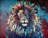 Ari 48x60 - Huge Lion Painting Original Painting by Daniel Ryan - 0 Ari 48x60 - Huge Lion Painting Original Painting by Daniel Ryan - 0