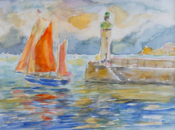 Depart Watercolor 2013 19x22 Watercolor - Duaiv Depart Watercolor 2013 19x22 Watercolor - Duaiv