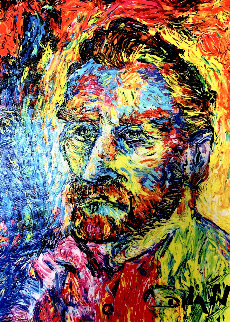 Van Gogh Visage 2018 Embellished Limited Edition Print - Duaiv Van Gogh Visage 2018 Embellished Limited Edition Print - Duaiv