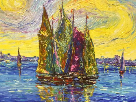 Van Gogh Evening 2018 Embellished Limited Edition Print -  Duaiv