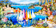 Italy Panorama Embellished - Huge Limited Edition Print by  Duaiv - 0