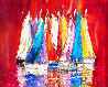 Red and Sails 2015 40 x48 - Huge Original Painting by  Duaiv - 0