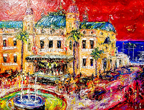 Monaco Casino 2019 36x31 - Monte Carlo - Heavy Texture Original Painting -  Duaiv