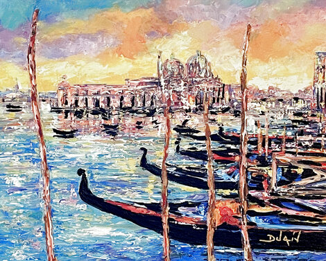 Venice Orange 2019 Embellished - Italy - Signed Twice Limited Edition Print -  Duaiv