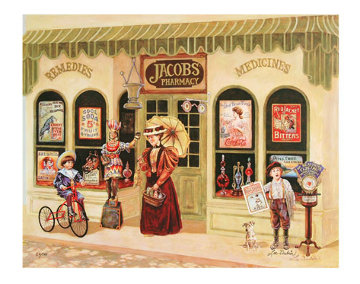 Corner Drug Store Limited Edition Print - Lee Dubin Corner Drug Store Limited Edition Print - Lee Dubin
