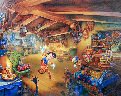 Pinocchio's Magical Adventures 1996 Limited Edition Print - Tom duBois