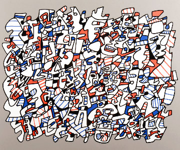 Ontogenese 1975 Limited Edition Print - Jean DuBuffet Ontogenese 1975 Limited Edition Print - Jean DuBuffet