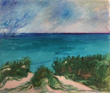 Lake Huron 1986 30x36 Original Painting - Duncan De Kergommeaux Lake Huron 1986 30x36 Original Painting - Duncan De Kergommeaux