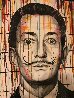 Guilty of Art - Salvador Dali 59x47 Original Painting by Julien Durix - 1