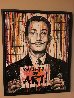 Guilty of Art - Salvador Dali 59x47 Original Painting by Julien Durix - 6