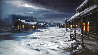 Untitled Winter Landscape 1975 34x57 Huge Original Painting by Syd Dutton - 0