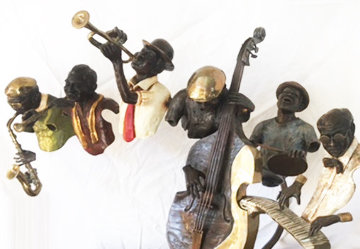 New Orleans Live Bronze Sculpture 48 in Sculpture - Ed Dwight New Orleans Live Bronze Sculpture 48 in Sculpture - Ed Dwight