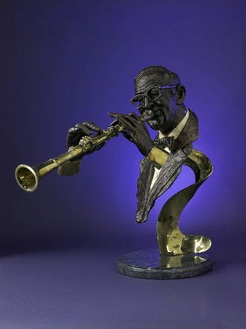 Benny Goodman Bronze Sculpture 1992 27 in Sculpture - Ed Dwight
