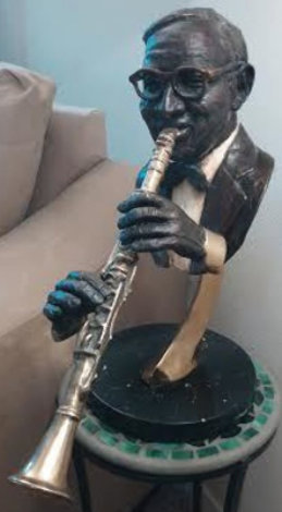 Benny Goodman Bronze Sculpture 1992 27 in Sculpture - Ed Dwight