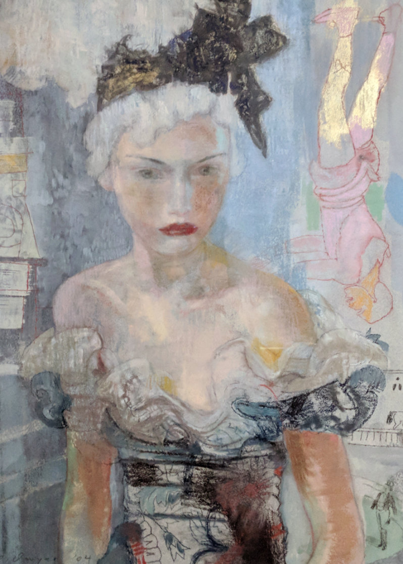 Behind the Scenes 2004 38x32 Huge Original Painting by Charles Dwyer Behind the Scenes 2004 38x32 Huge Original Painting by Charles Dwyer