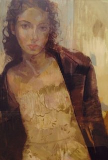 Petite Fleur 2002 56x43 Huge Original Painting - Charles Dwyer Petite Fleur 2002 56x43 Huge Original Painting - Charles Dwyer