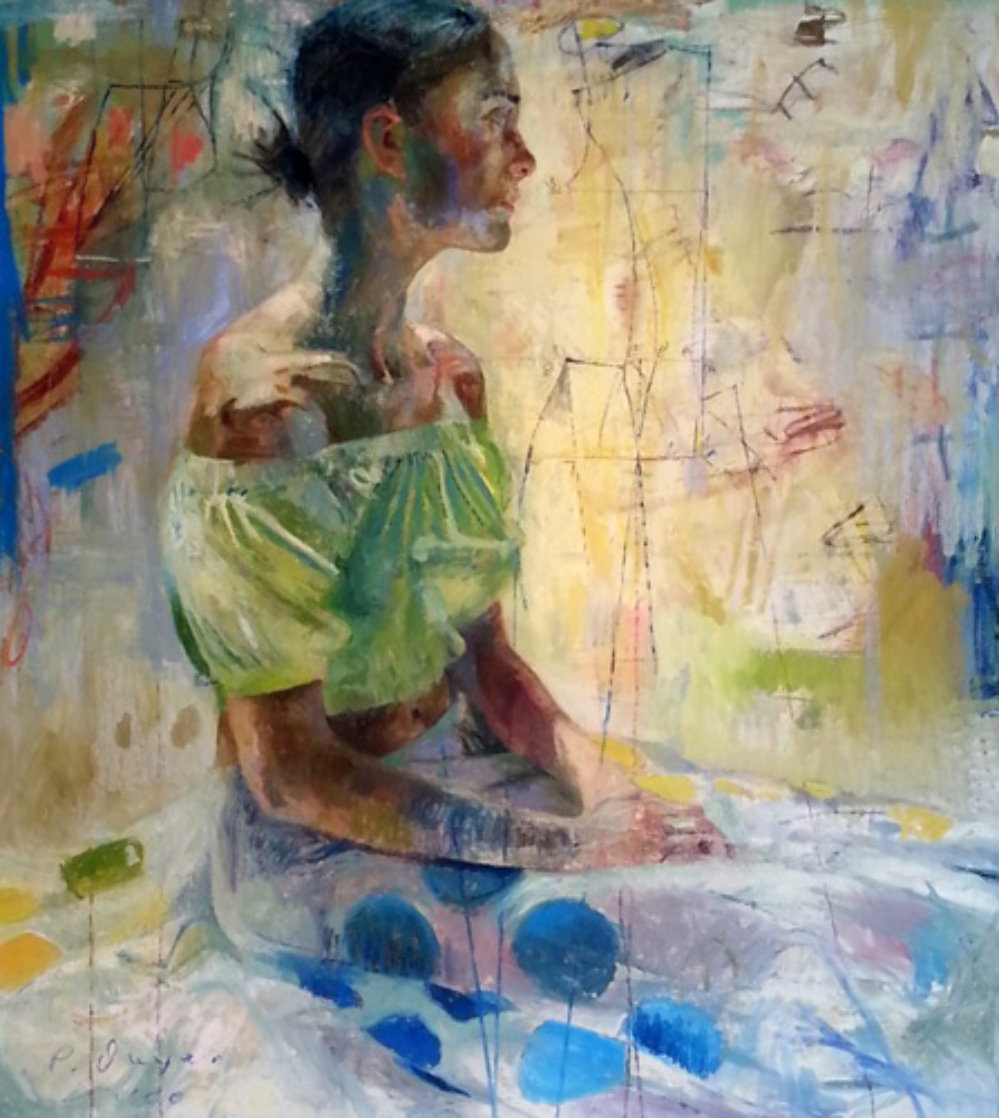 Scientific Tailor 2000 78x73 Huge Original Painting by Charles Dwyer Scientific Tailor 2000 78x73 Huge Original Painting by Charles Dwyer