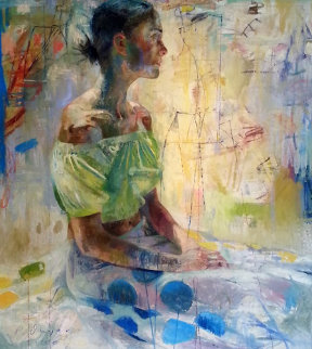 Scientific Tailor 2000 78x73 Super Huge Original Painting - Charles Dwyer Scientific Tailor 2000 78x73 Super Huge Original Painting - Charles Dwyer