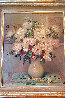 Untitled Floral Still Life 1940 29x25 Original Painting by Marcel Dyf - 1