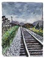 Drawn Blank: Train Tracks, Set of  Giclees in Portfolio 2018 Limited Edition Print by Bob  Dylan - 3