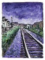 Drawn Blank: Train Tracks, Set of  Giclees in Portfolio 2018 Limited Edition Print by Bob  Dylan - 4