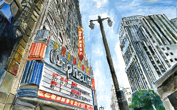 Theatre Downtown 2016 Limited Edition Print - Bob Dylan Theatre Downtown 2016 Limited Edition Print - Bob Dylan