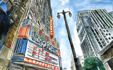 Theatre Downtown 2016 - Los Angeles, Ca Limited Edition Print - Bob Dylan