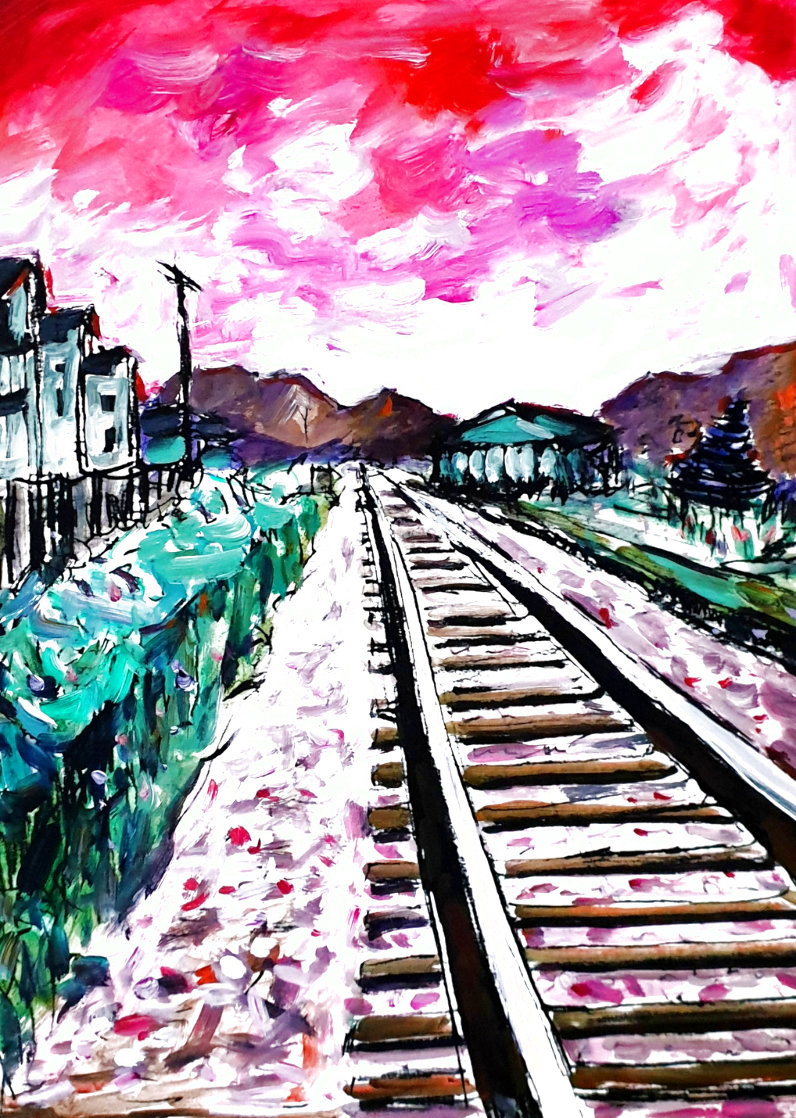 Train Tracks 2018 Portfolio of 4 Limited Edition Print by Bob Dylan Train Tracks 2018 Portfolio of 4 Limited Edition Print by Bob Dylan