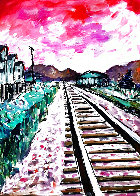 Train Tracks 2018 Portfolio of 4 Limited Edition Print by Bob Dylan - 0 Train Tracks 2018 Portfolio of 4 Limited Edition Print by Bob Dylan - 0