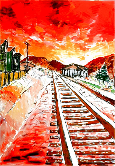 Train Tracks 2020 Portfolio of 4 Limited Edition Print by Bob Dylan Train Tracks 2020 Portfolio of 4 Limited Edition Print by Bob Dylan