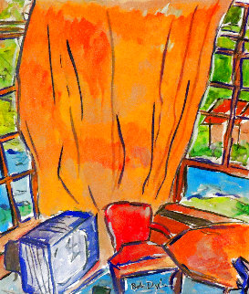 Drawn Blank Series: View From Two Windows 2007 HS Original Painting - Bob  Dylan