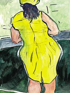 Drawn Blank Series: Woman in Red Lion Pub 2011 Limited Edition Print - Bob  Dylan