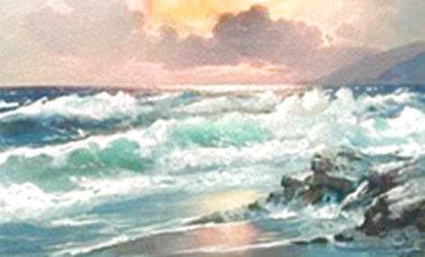 California Sunset 33x53   Huge Original Painting - Alex Dzigurski