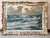 Ocean Waves 1955 31x43 - Huge Original Painting by Alex Dzigurski - 1