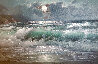 Untitled Seascape 42x30 - Huge Original Painting by Alex Dzigurski - 0