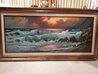 Untitled Seascape - 28x56 Huge Original Painting by Alex Dzigurski - 1