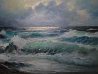 Untitled Seascape 30x42  Huge Original Painting by Alex Dzigurski - 1