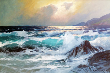 St. Lucia, 1968 24x36 Original Painting - Alex Dzigurski St. Lucia, 1968 24x36 Original Painting - Alex Dzigurski