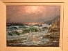 Golden California Sunset 1977 Original Painting by Alex Dzigurski - 2