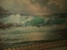 American Marine Landscape Painting - Early -  1960 27x51 Huge Original Painting by Alex Dzigurski - 8