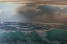 American Marine Landscape 1960 27x51 Huge Original Painting by Alex Dzigurski - 1