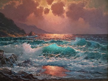 Deep Breakers 26x32 Original Painting - Alex Dzigurski II Deep Breakers 26x32 Original Painting - Alex Dzigurski II