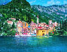 Varenna, Lake Como 31x37 - Italy Original Painting by Alex Dzigurski II - 0