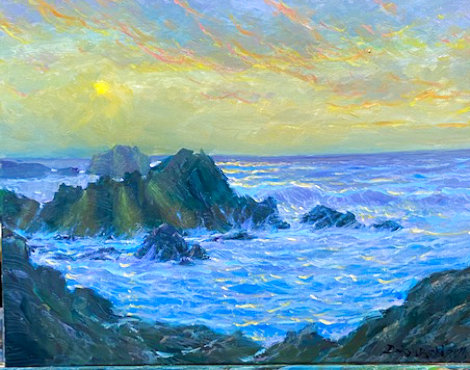 Big Sur 30x40 Original Painting - Alex Dzigurski II