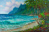 Na Pali Coast 2010 28x30 - Huge  - Hawaii Original Painting by Alex Dzigurski II - 0