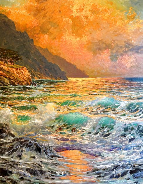 Sunset Over Carmel by Alex Dzigurski II - For Sale on Art Brokerage
