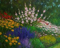 Carmel Cottage Garden 2010 28x24 Original Painting by Alex Dzigurski II - 1 Carmel Cottage Garden 2010 28x24 Original Painting by Alex Dzigurski II - 1