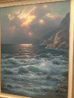 Rugged Coast California 44x34 Huge Original Painting by Alex Dzigurski Sr. - 1 Rugged Coast California 44x34 Huge Original Painting by Alex Dzigurski Sr. - 1