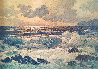 Coastline Seascape 28x40 - Huge Original Painting by Alex Dzigurski Sr. - 0