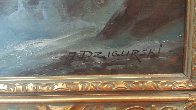Untitled Seascape 49x39 Huge Original Painting by Alex Dzigurski Sr. - 2 Untitled Seascape 49x39 Huge Original Painting by Alex Dzigurski Sr. - 2
